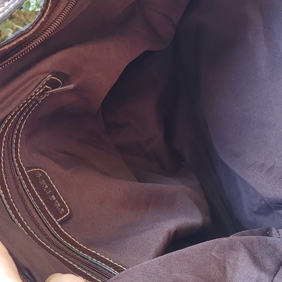 Treviso Brown and Bronze Shoulder Bag - Picture 8 of 10